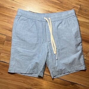 Light Blue Drawstring Shorts